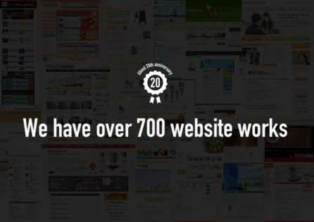 We have over 700 website works